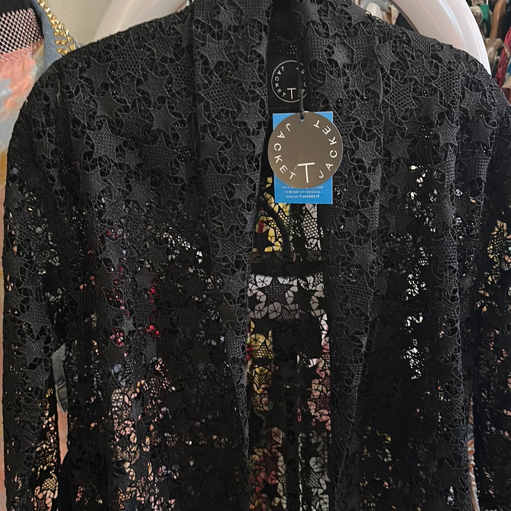 Tonelle Made In Italy Crochet Jacket.